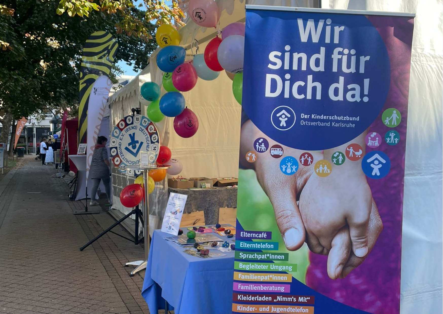 Read more about the article Unser Stand auf dem Karlsruher Stadtfest am 15. Oktober